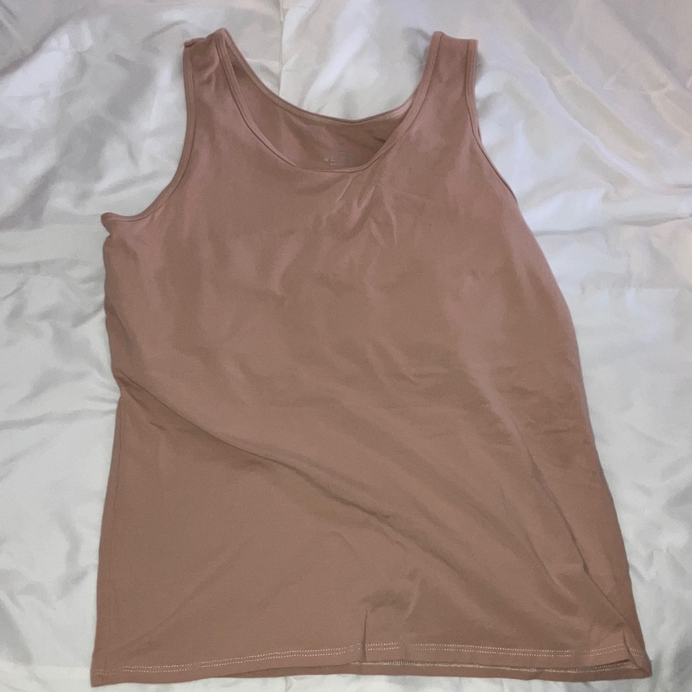 Elegant Mauve Sleeveless Tank Top